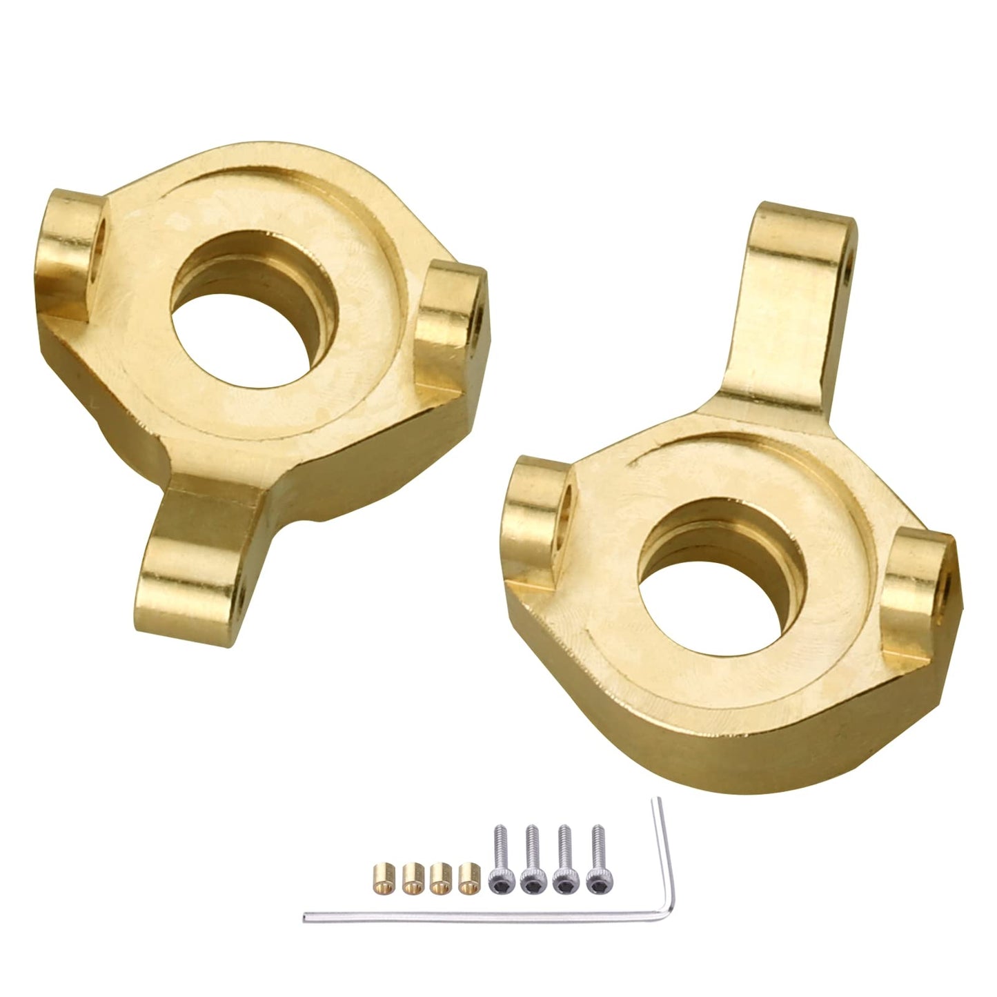 Hobbypark Steering Knuckles Wheel Weights Diff Cover Front Rear Extended 7Mm Wheel Hex Hubs Adapters For Axial Scx24 Upgrades Se