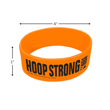 Nba Spalding Basketball Yellow Rubber Cuff Band Favors - 4' X 1', 6 Pieces - Perfect Party Giveaways