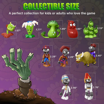 Genqiang Action Figures Set, 10 Pieces Mini Figurines, Surprise Game Series Pvc Toys For Kids And Fans, Ideal For Collection Party Supplies Cupcake Toppers