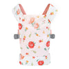 Baby Doll Carrier Front and Back Baby Doll Accessories Backpack Kid Toddlers Play Toy Baby Carriers for Babydoll Pretend with Adjustable Straps for Little Girls (Flowers)