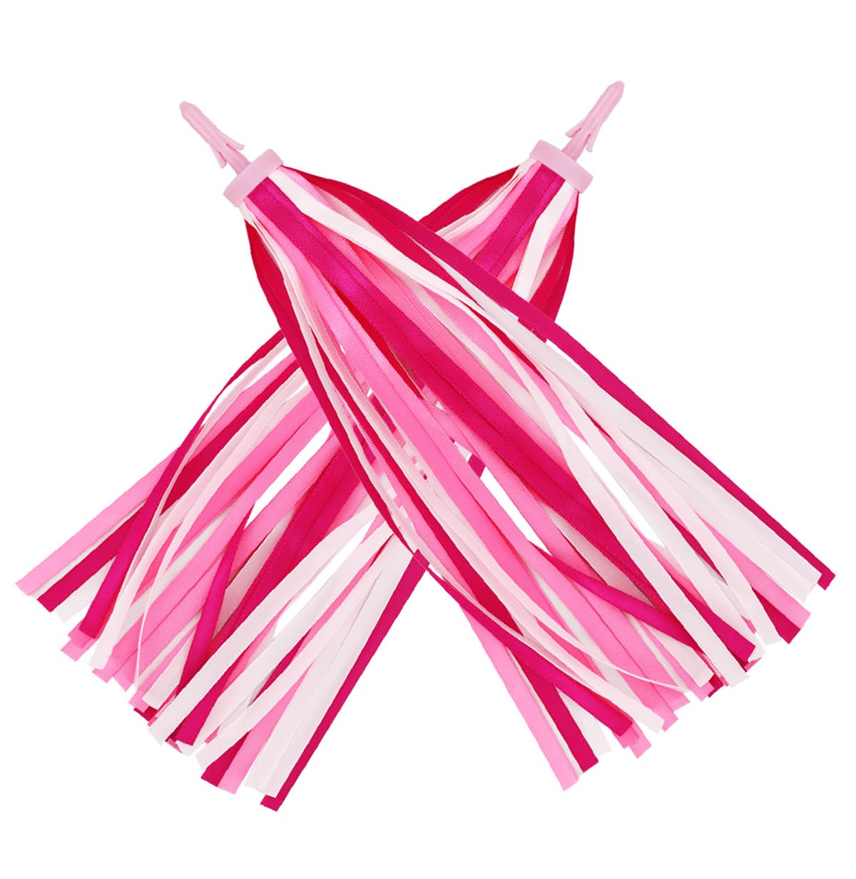 Platt Kid'S Bicycle Handlebar Streamers Colorful Ribbons Tassel For Girls Boys Bicycle Handlebar Scooter Handgrip (1Pair) (Pink)