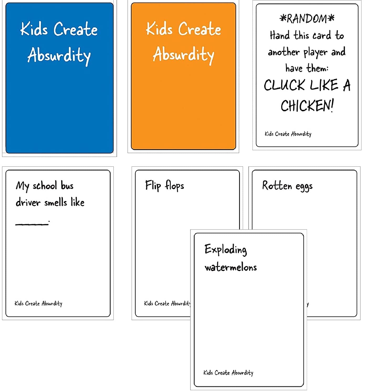 Kids Create Absurdity (Classic) With Expansion Pack (150 Cards Extra): Laugh Until You Cry- Funny Card Game For Kids Family Game Night- Fill In The Blank Game Perfect For Boys Girls Ages 6-12 Years