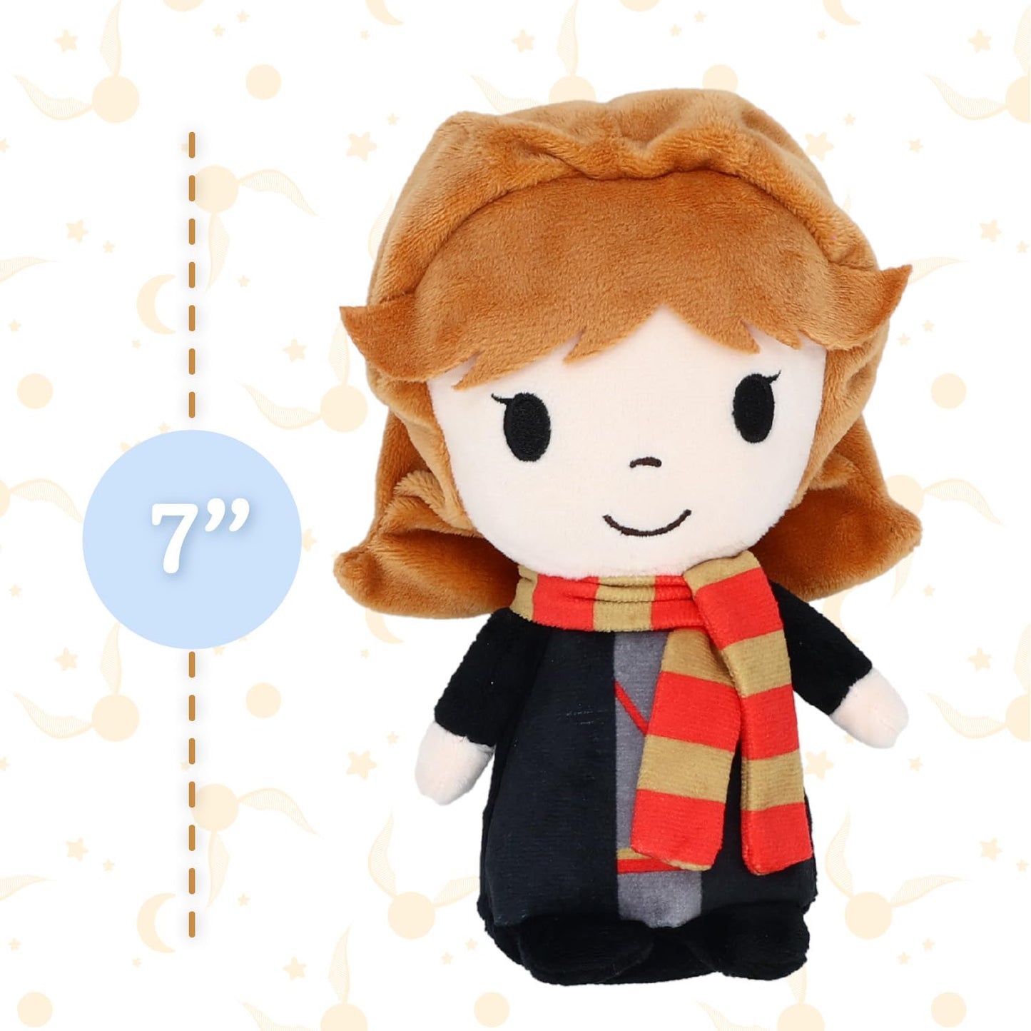KIDS PREFERRED Hermione Granger Plush Toy - 6" Multi-color Stuffed Animal for Kids, Perfect Gift for Toddlers, Model 60082