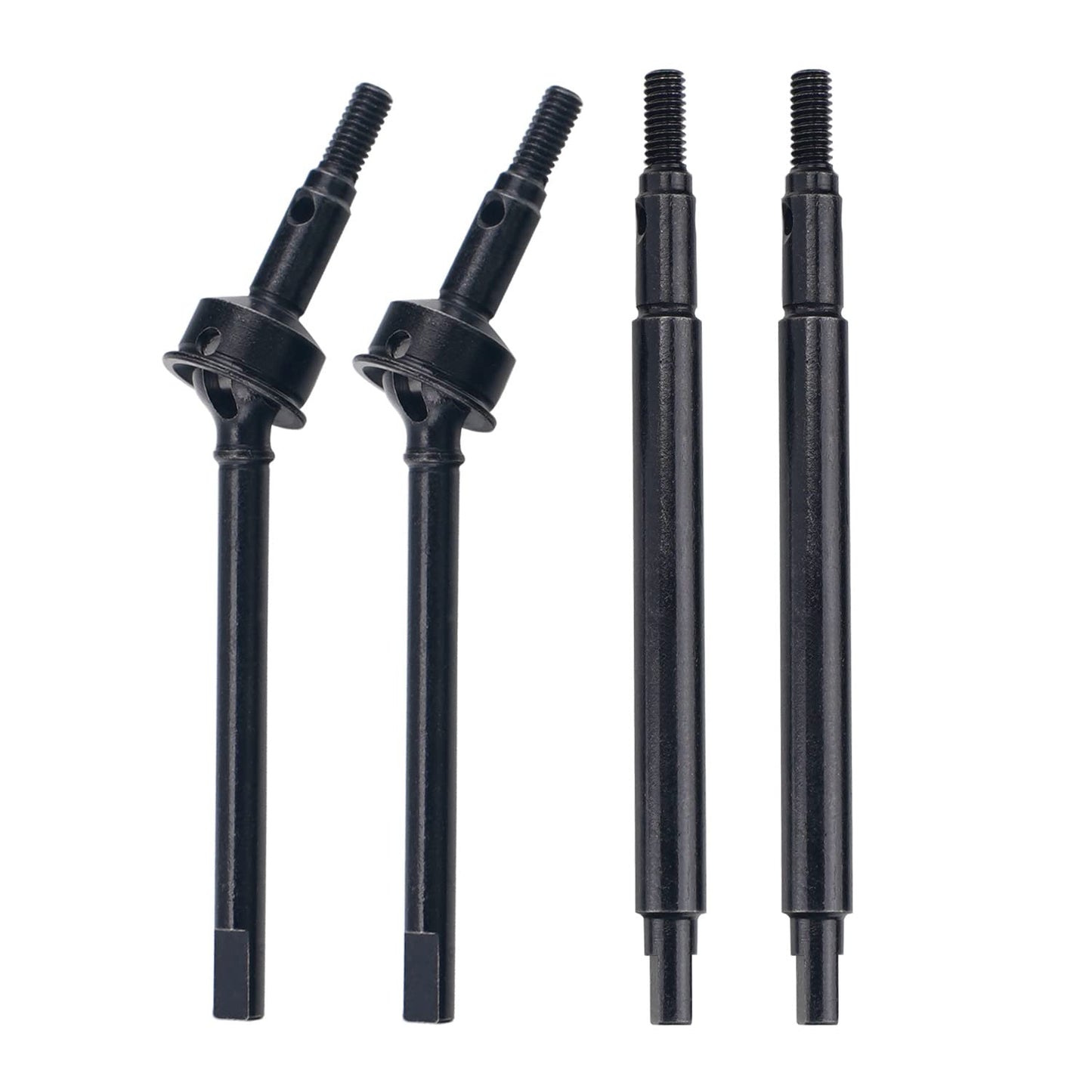 DJX #45 Hard Steel Front & Rear Axle CVD Drive Shafts for 1/18 RC Crawler Car Traxxas TRX4M TRX4-M Upgrade Parts