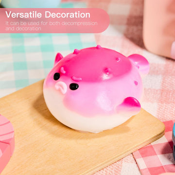 Cute Animals Taba Squishy Toys for Kids & Adults - Kawaii Stress Relief Fidget Sensory Toys, Soft Silicone Squeeze Gifts for Chi