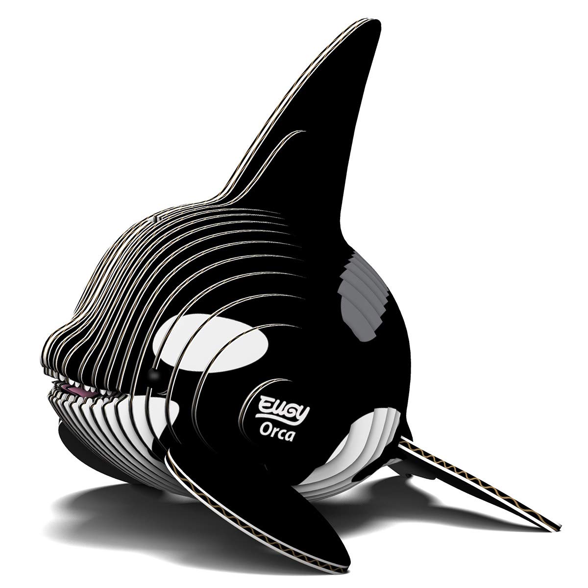 Eugy Orca Killer Whale 3D Puzzle, 25 Piece Eco-Friendly Educational Toy Puzzles For Boys, Girls & Kids Ages 6+