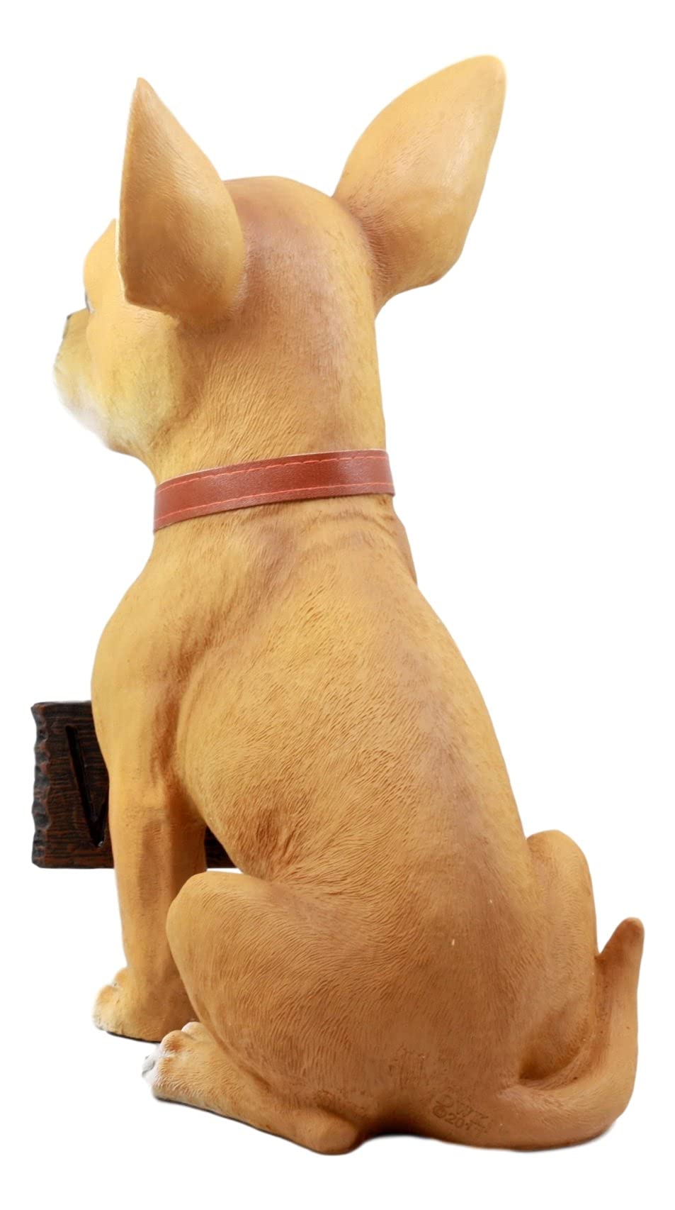 Ebros Gift 'You Want Some Of This Feisty Chihuahua Dog Statue 12.5' H Carefree Chimichanga Chihuahua Puppy Welcome Greeter Figurine