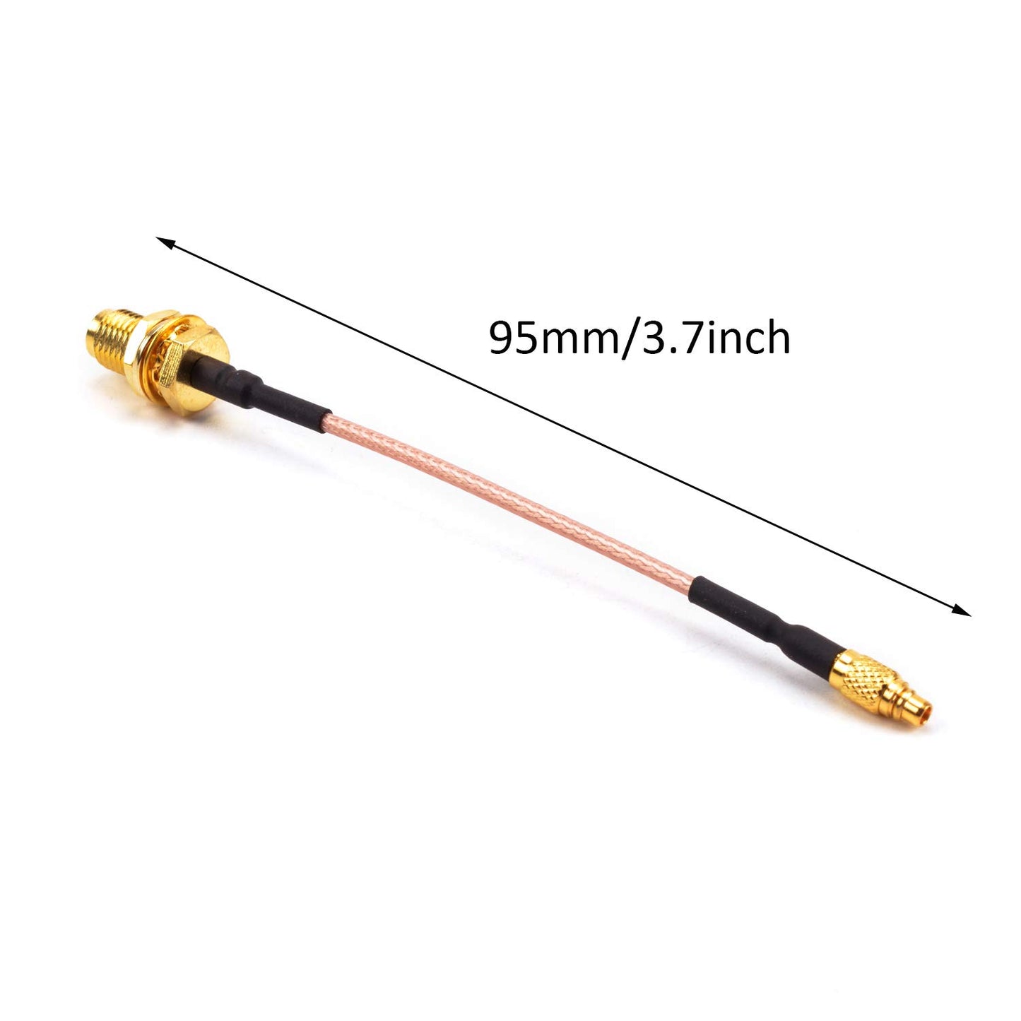 Fpvking Fpv Antenna Extension Cable Adapter 95Mm/3.7Inch Mmcx To Sma Female Low Loss Antenna For Fpv Racing Drone Quadcopter Diy