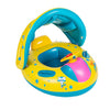 Jellydog Toy Baby Swimming Float Baby Pool Float with Canopy Inflatable Infant Pool Swimming Boat with Sunshade Babies Swimming Float Baby Pool Toy