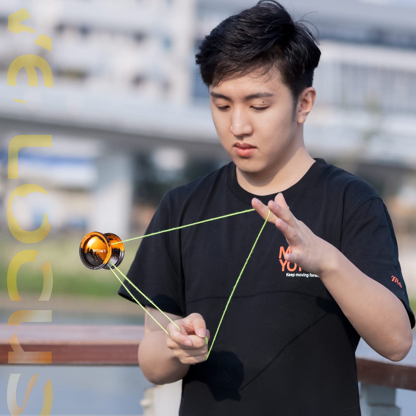 Magicyoyo V6 Locus Responsive Yoyo For Kids Beginner, Professional Metal Yoyo For Adults/Advanced, Dual Purpose Tricks Yo-Yo With Replacement Unresponsive Yoyo Bearing+12 Yo Yo Strings+Remover Kit+Bag