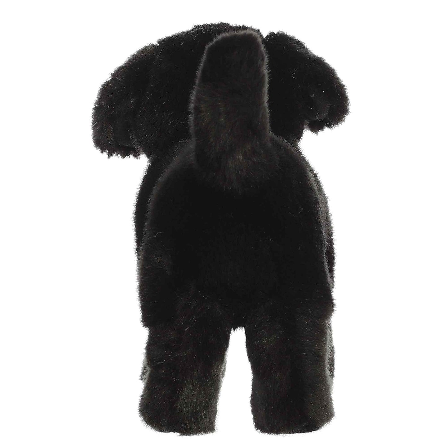 Aurora® Realistic Miyoni® Black Labrador Stuffed Animal - Lifelike Detail - Cherished Companionship - Black 10 Inches