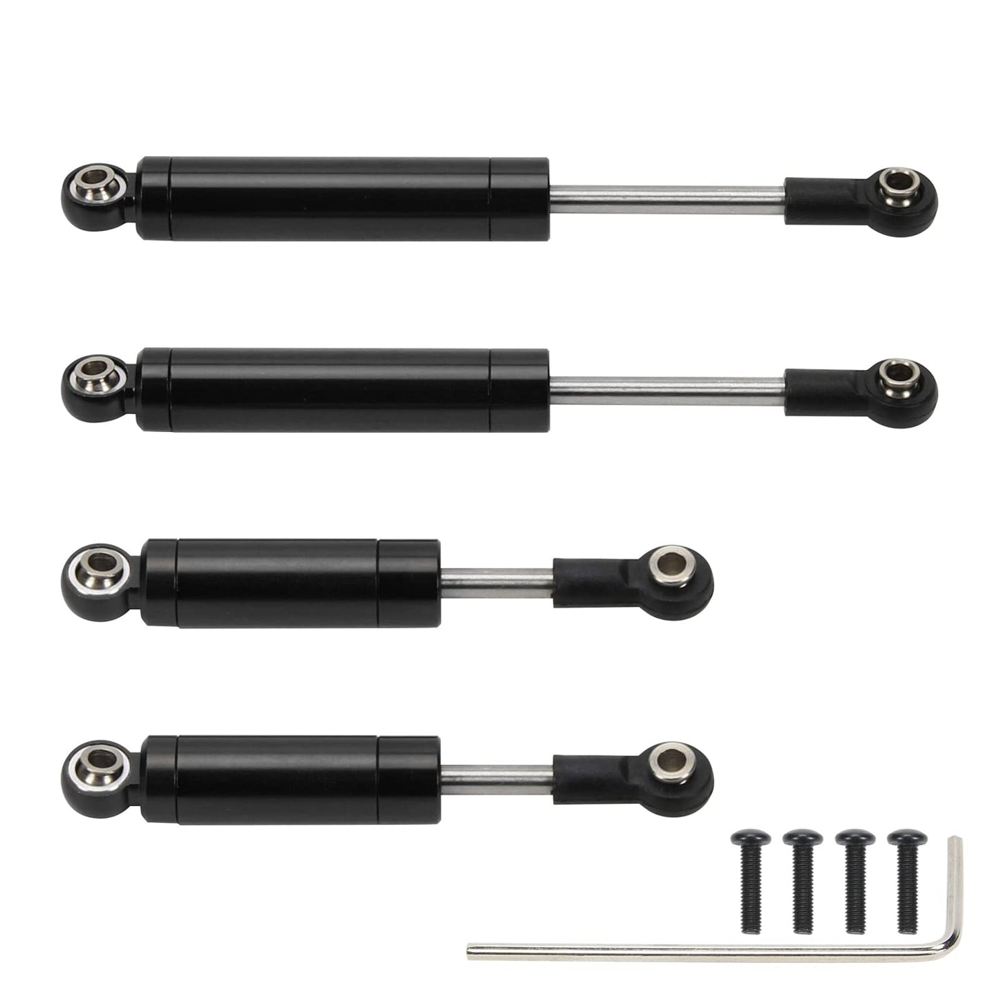 RCAWD for Yeti Jr. Can-Am Maverick Shock Absorber Upgrades, Front & Rear 60mm 90mm RC Shocks Parts #AX31488, for Axial 1/18#AXI9