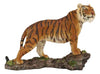 Ebros 7.25' Long Jungle Menace Orange Bengal Tiger Standing On Rock Statue Giant Cat Wild Animal Decorative Figurine