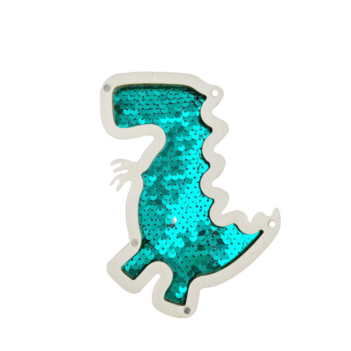 MERISHOPP 2 Pieces Montessori Busy Board DIY Material Learning Activity Toy Girls Boys Green Dinosaur| Baby Learning Toy | Infan