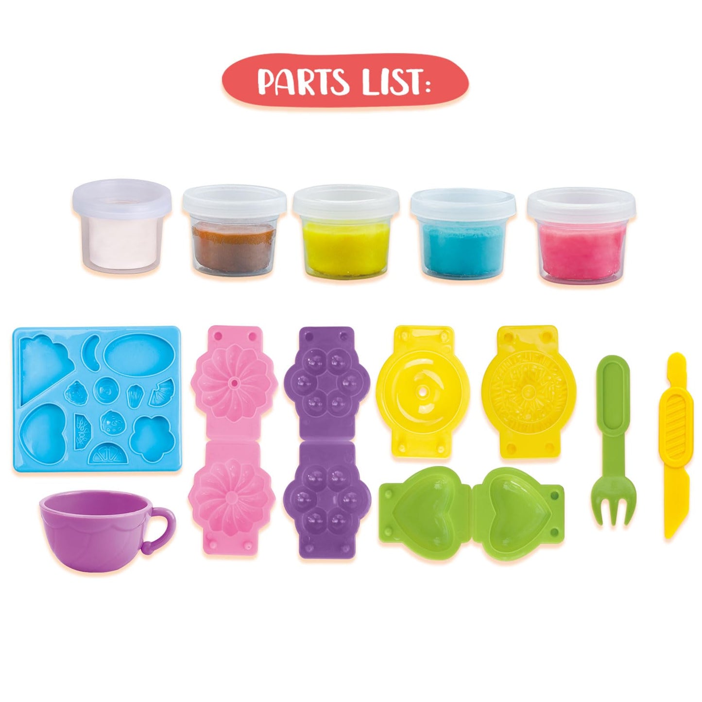 Hasayaqi Delightful Donuts Playdough Sets For Kids Ages 4-8,Sweet Snacks Kitchen Creations Play Food Play Dough Sets For Kids Ag