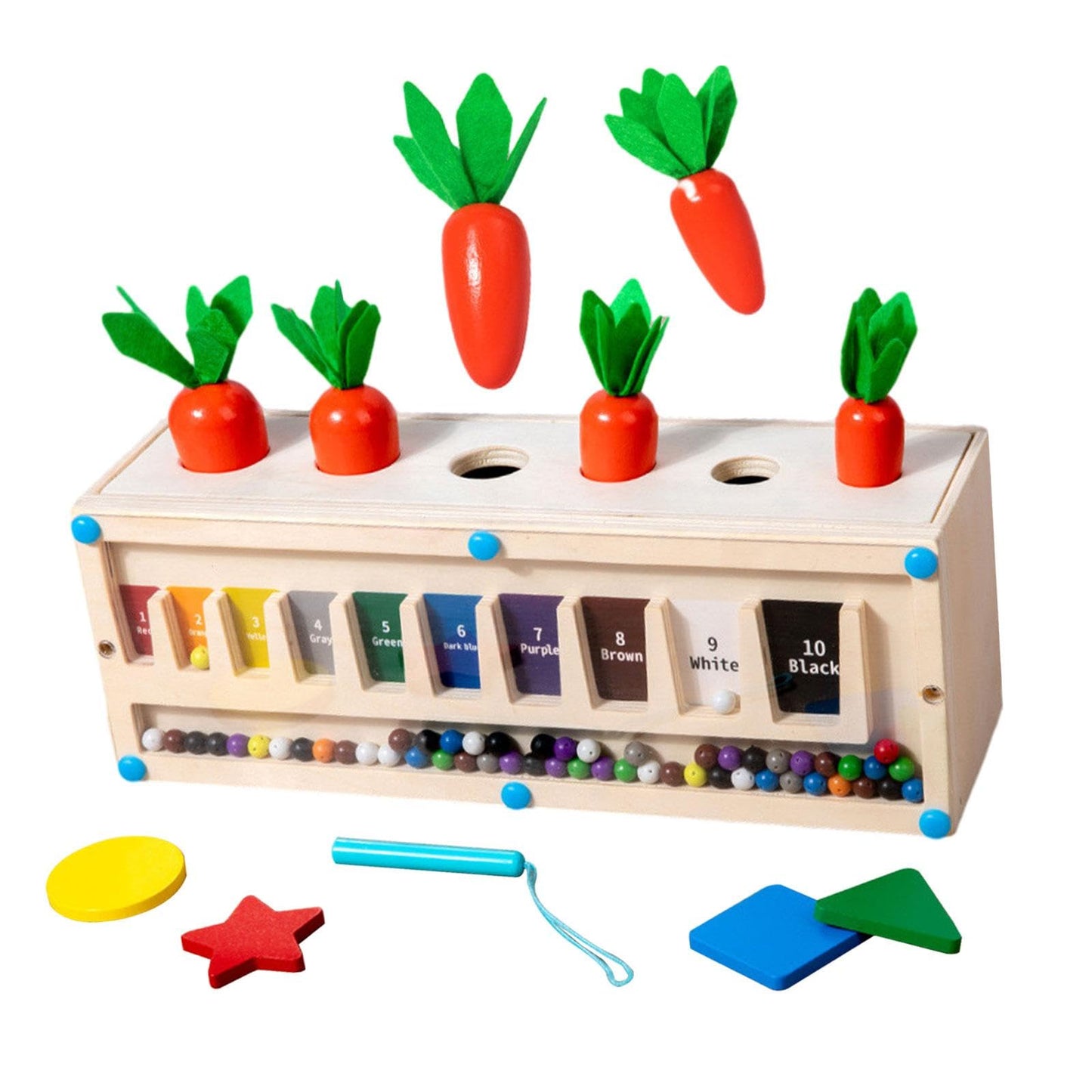 Merishopp3 In 1 Montessori Toy Early Learning Holiday Puzzle Toy Multifunctional|Baby|Toys For Baby|Developmental Baby Toys