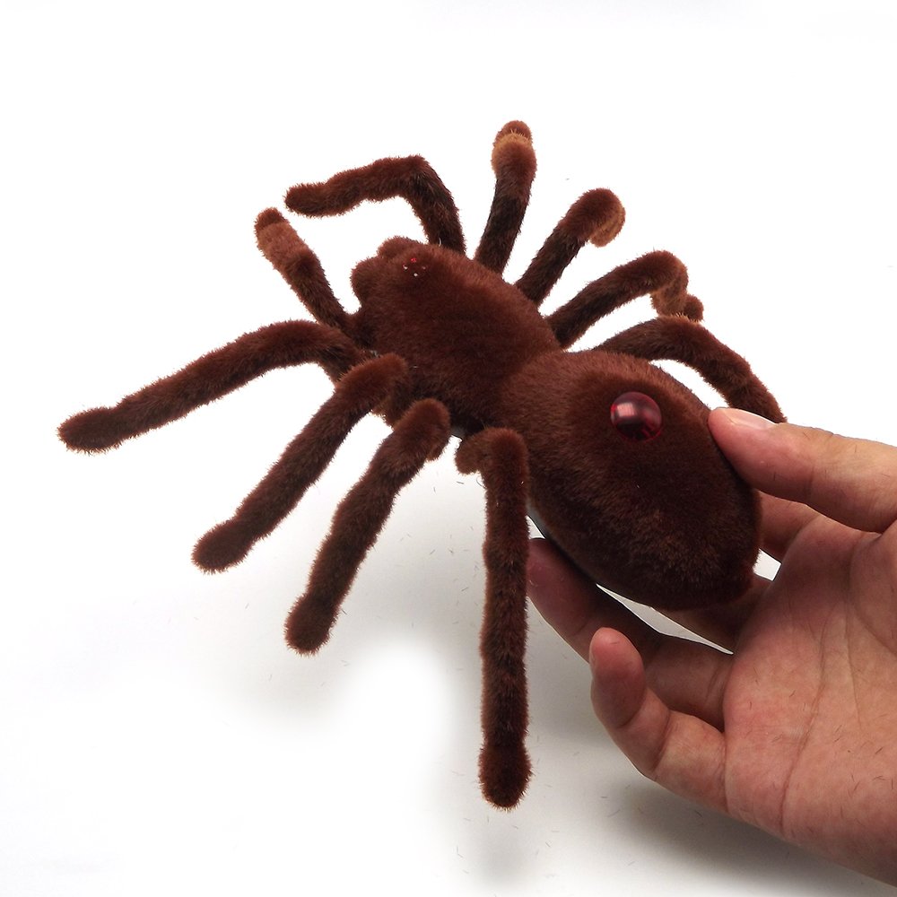 Tipmant Simulation Cute RC Spider Infrared Remote Control Vehicle Car Electric Realistic Animal Kids Prank Scary Toys