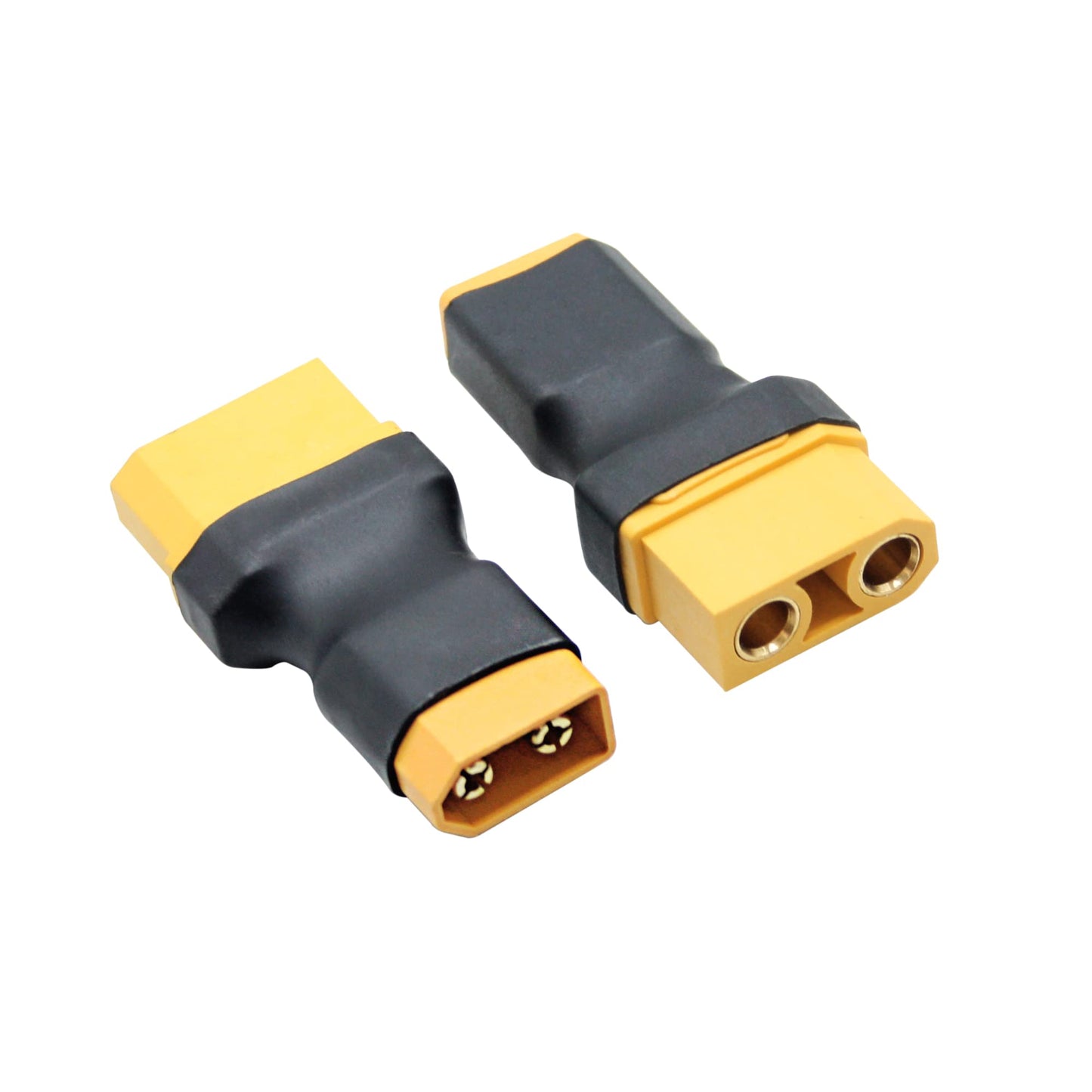 Xt90 Connector Adapter, Xt90 Female To Xt60 Male No Wire Adapter Converter For Rc Lipo Battery Esc/Charger(2Pcs)