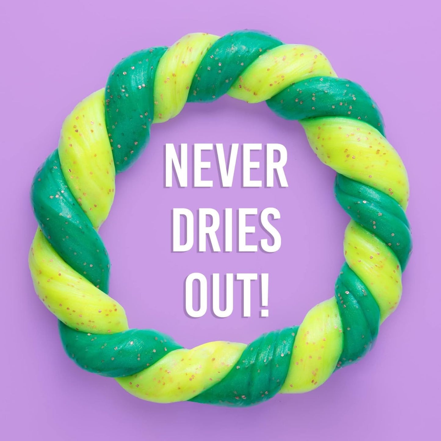 Crazy Aaron'S Color Changing Putty - 4' Magic Dragon Hypercolor - Green And Yellow Color Changing Putty, Never Dries Out