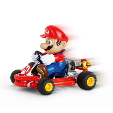 Carrera 200989 RC Official Licensed Kart Pipe Kart Mario 1:18 Scale 2.4 Ghz Remote Radio Control Car with Rechargeable LiFePO4 B