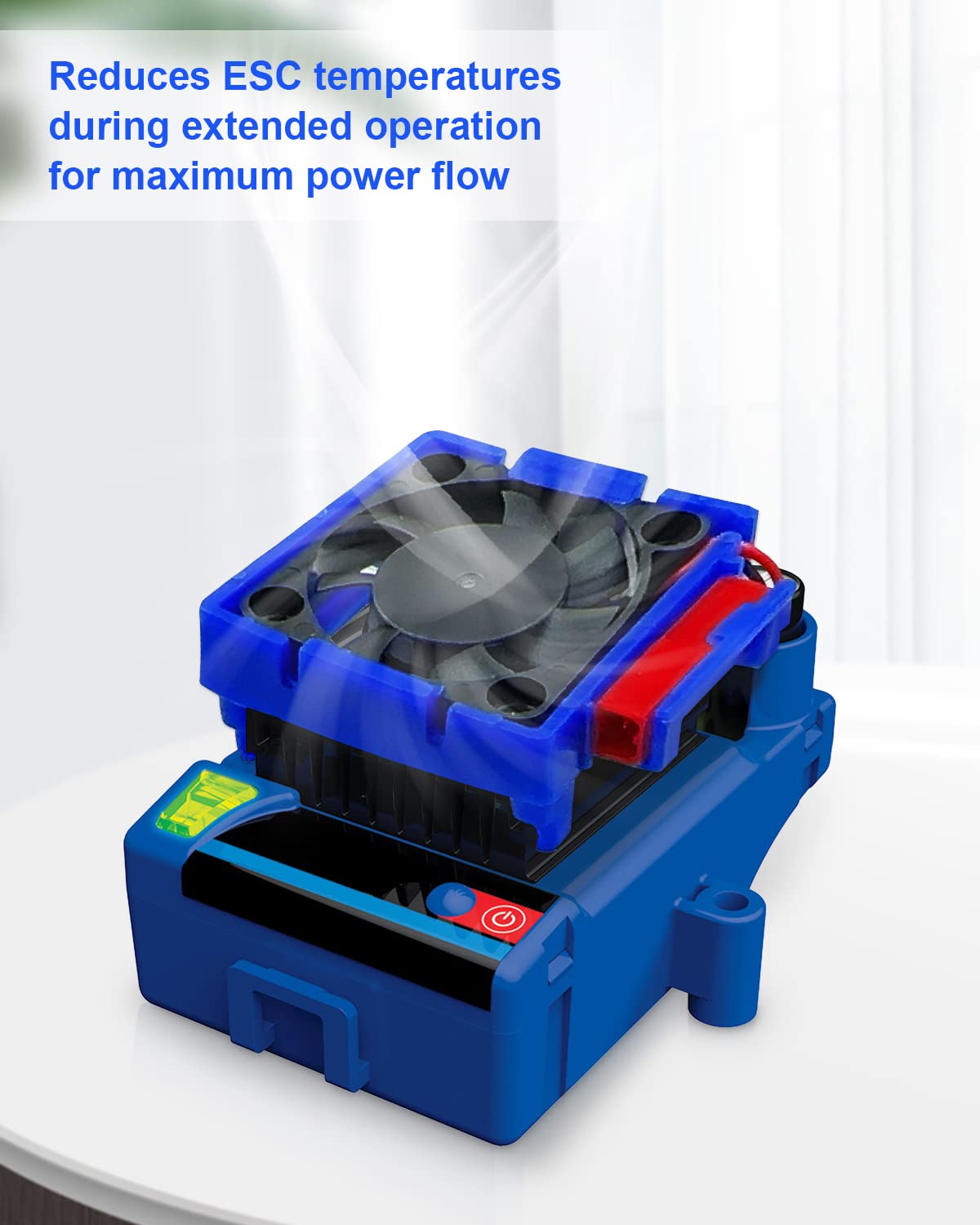 VXL-3s ESC Cooling Fan and Motor Dual Fan, Compatible with Traxxas Slash 4 4 VXL/Rustler 4X4 VXL/Stampede 4X4 VXL/Hoss 4 4 VXL