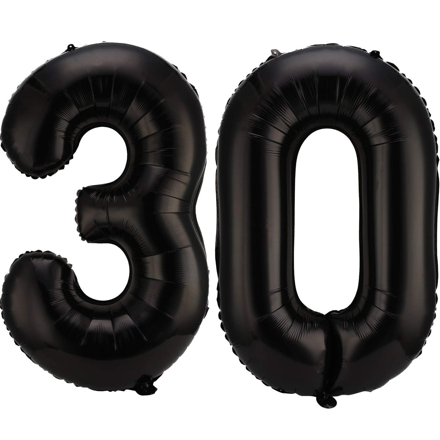 42 Inch Number 30 Balloons Jumbo 30 Foil Party Balloons Giant Number 30 Balloons For 30Th Birthday Party Decorations And 30Th Anniversary Event (Black)