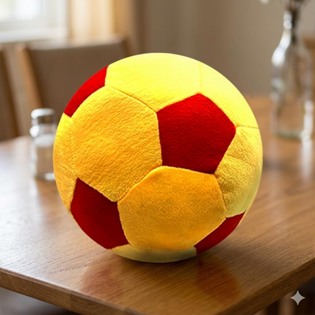 GOLDENHUB TOYS Polyester Golden Hub Teddy Football 75 Cm 32 Panel Cute, Plush/Soft Toy for Boys, Girls and Kids, SuperSoft, Saf