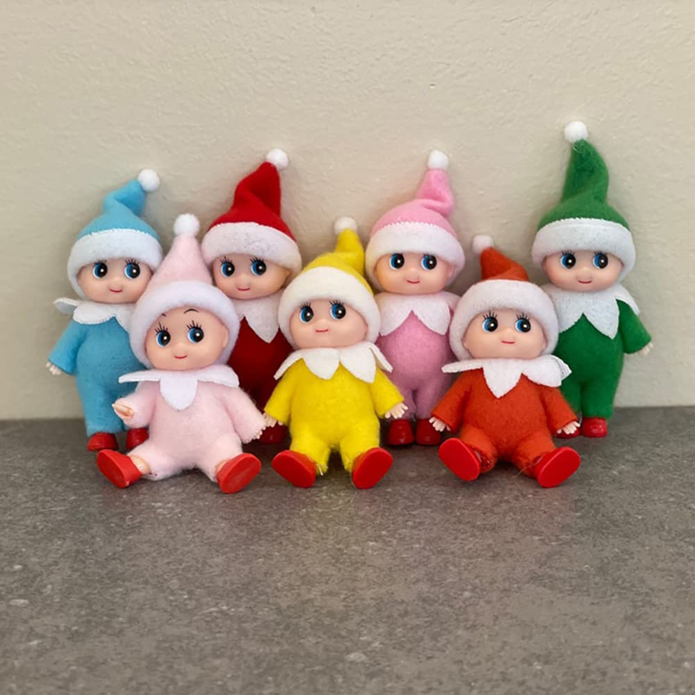 Jhbemaxs Mini Elf Baby Twins Kindness Tiny Elves Set Kid Craft Babies Doll Accessories Holiday Decoration For Girls Boys Kids Ad