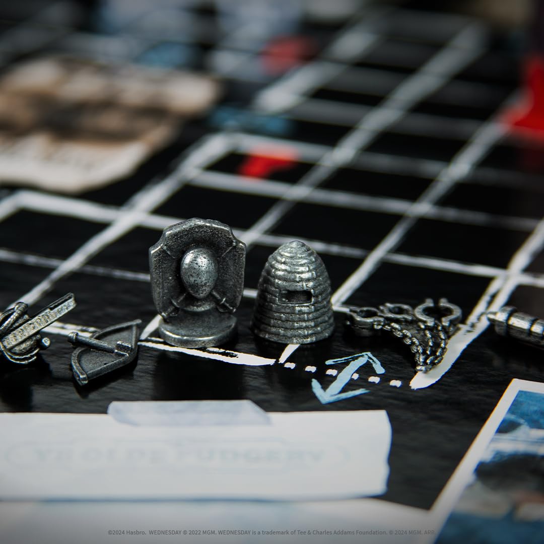 Clue: Wednesday | Classic Board Game Inspired By The Netflix Original Series | Solve The Mystery At Nevermore Academy With Friends And Family | Officially Licensed Merchandise | 2-6 Players | Ages 8+