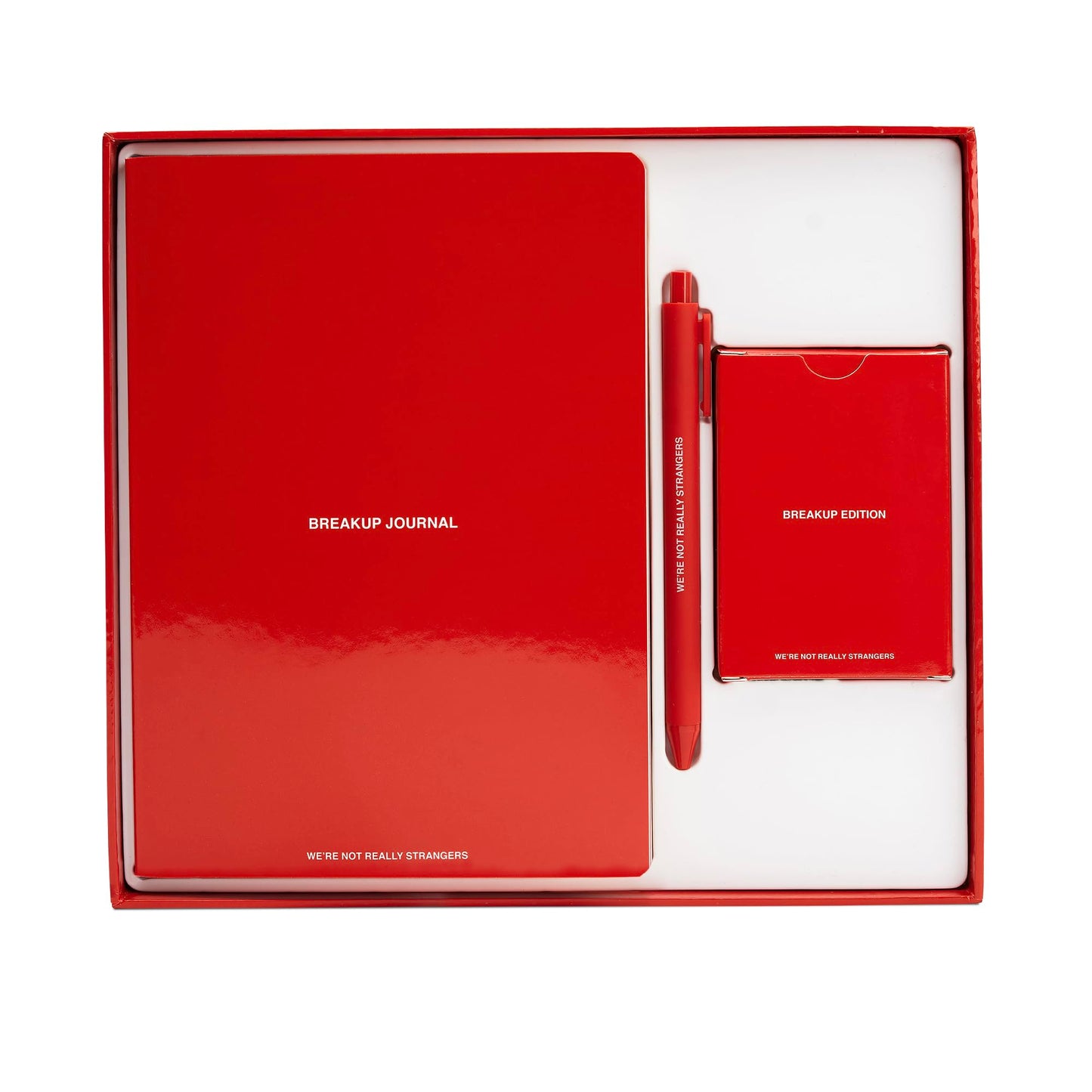 We'Re Not Really Strangers Breakup Kit – 51 Cards & A Journal For Healing And Moving On - For Singles, Adults, & Teens - For Memorable Game Nights, Ages 18+,1-2 Players