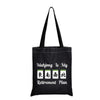 Jxgzso Novelty Mahjong Retirement Plan Bag Mahjong Lover Gift Mahjong Is My Retirement Plan Board Game Gift Lucky Mahjong Player