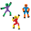 Zing StikBot Crazy Faces 3-Pack - limited availability Solid Colors | Posable Action Figures with Suction Cups for Stop-Motion Animation & Creative Play | Award-Winning STEAM Toy Age 4+