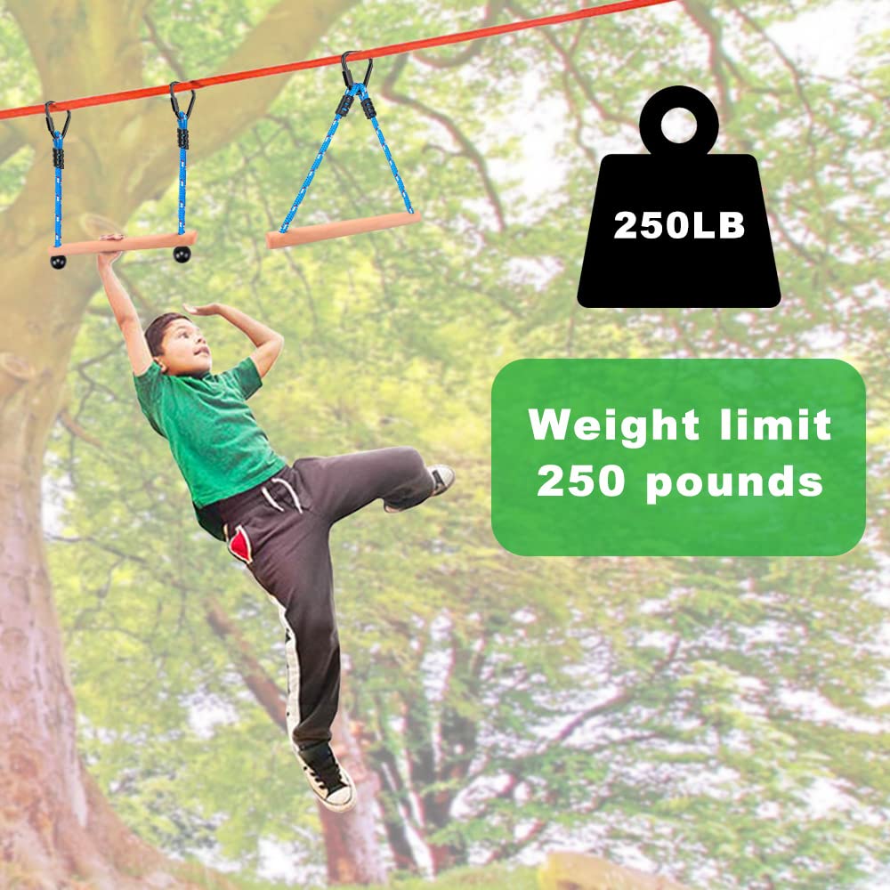 Benelabel 2 Ninja Monkey Bars Obstacle, Obstacle Course Bars, Outdoor Play Set, Obstacle Course For Training Equipment, Great Fo