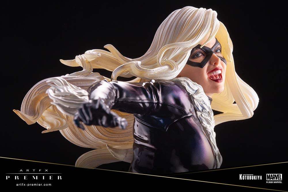 Marvel Universe Black Cat Artfx Premier Statue, Multicolor
