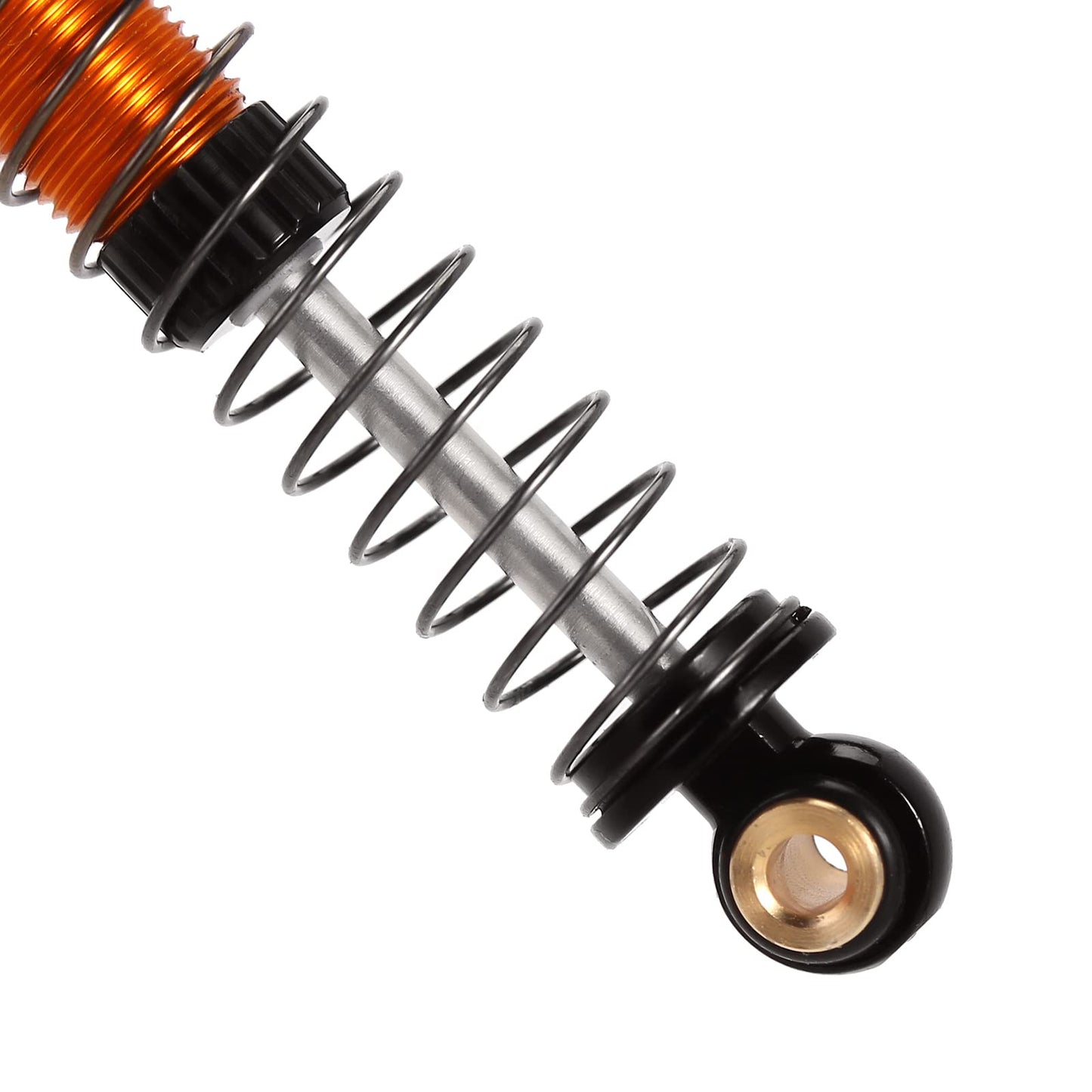 INJORA 45mm Aluminum Threaded Tele Shock Absorber Oil Damper for 1/24 RC Crawler FMS FCX24 Upgrade(Gold)