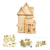Nwfashion 17' Wooden Dream Dollhouse 2 Floors With Furnitures Diy Kits For Christmas Party Dollouse (Gothic Furnitures Sets)