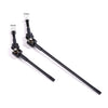 RZXYL 1/10 Steel Universal Front Axle Set for Axial Wraith AX30780 Rock Racer Upgrade Parts (Front)