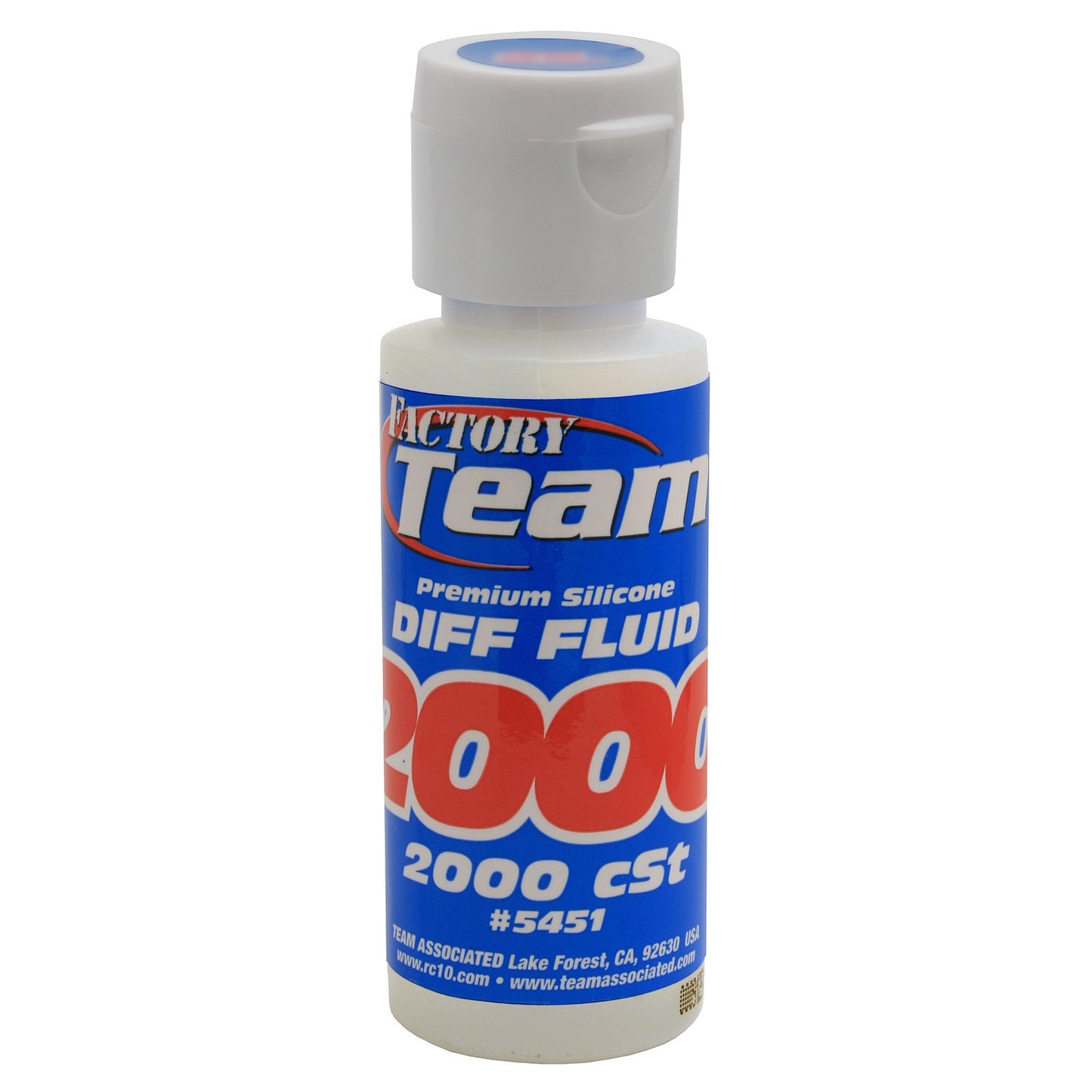 Team Associated 5451 Factory Team Silicone Differential Fluid, 2000CST