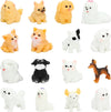 ONEST 16 Pieces Mini Dog Figurines Playset Hand Painted Tiny Dogs Realistic Detailed Plastic Puppy Figures Toys Small Dog Figuri