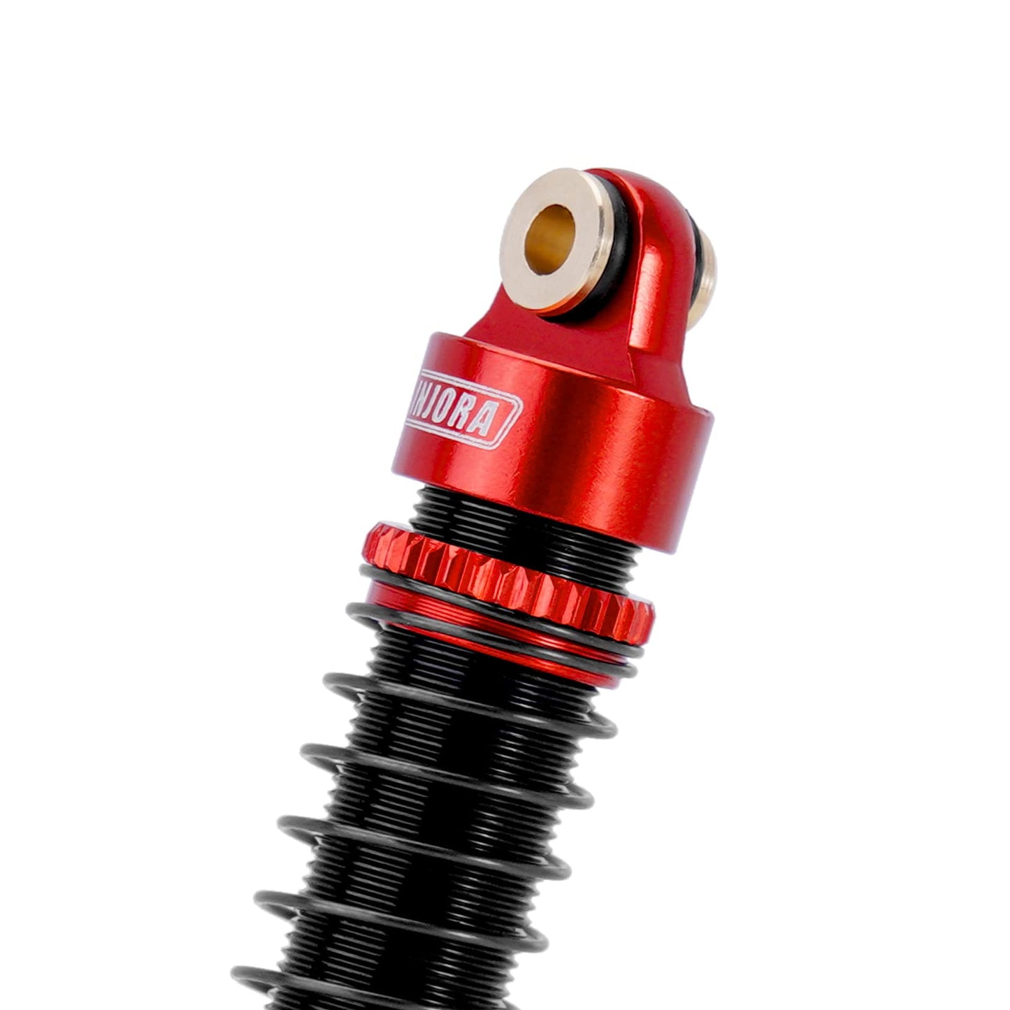 INJORA 59MM Threaded Shock Absorber Oil Damper for 1/18 RC Crawler Redcat Ascent18 Upgrade(Red)