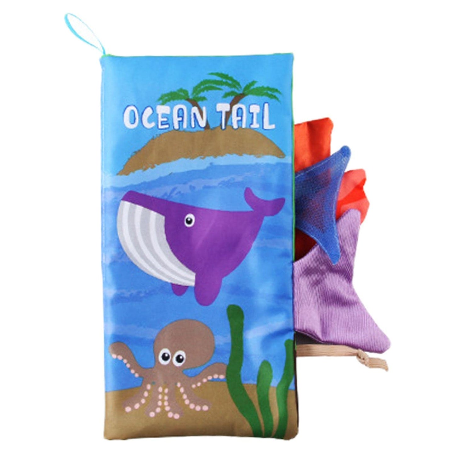 Ilsmysutra Soft Cloth Book Baby Kid Children Early Educational Cartoon Book Toy Ocean|Toys For Baby|Developmental Baby Toys