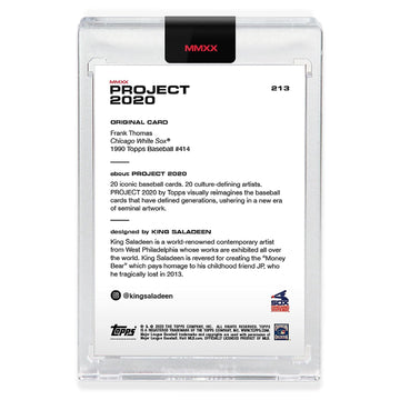 Topps Project 2020 Card 213-1990 Frank Thomas by King Saladeen