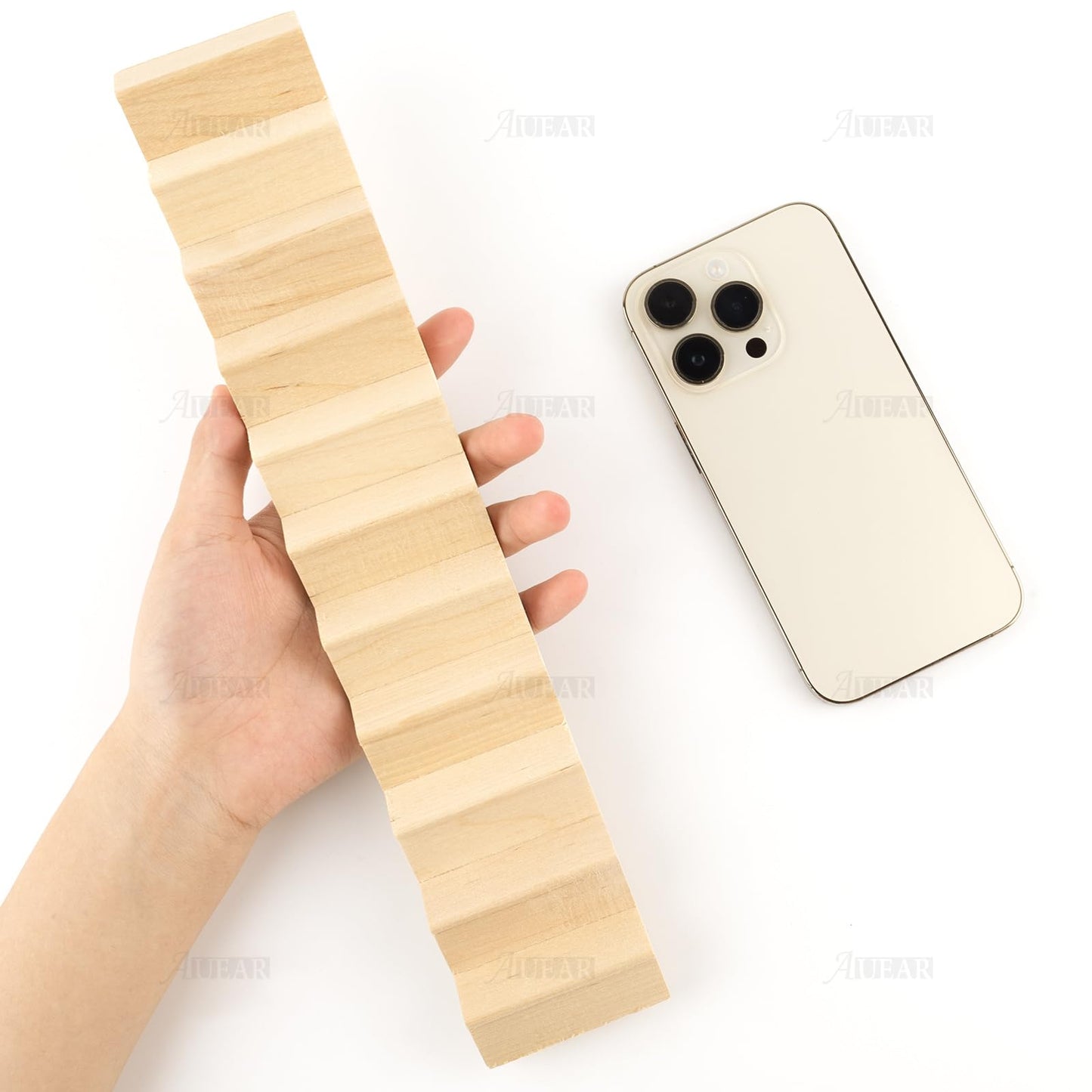 Auear, Miniature Stairs Wood Stair 1:12 Wooden Stringer Steps Model Diy Staircase Accessories Decor For Furniture Micro Landscap