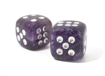 Natural Hand Carved Gemstone Dices, 15mm/0.59in, 6 Sided, Kambaba Jasper