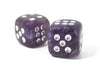 Natural Hand Carved Gemstone Dices, 15Mm/0.59In, 6 Sided, Rock Crystal
