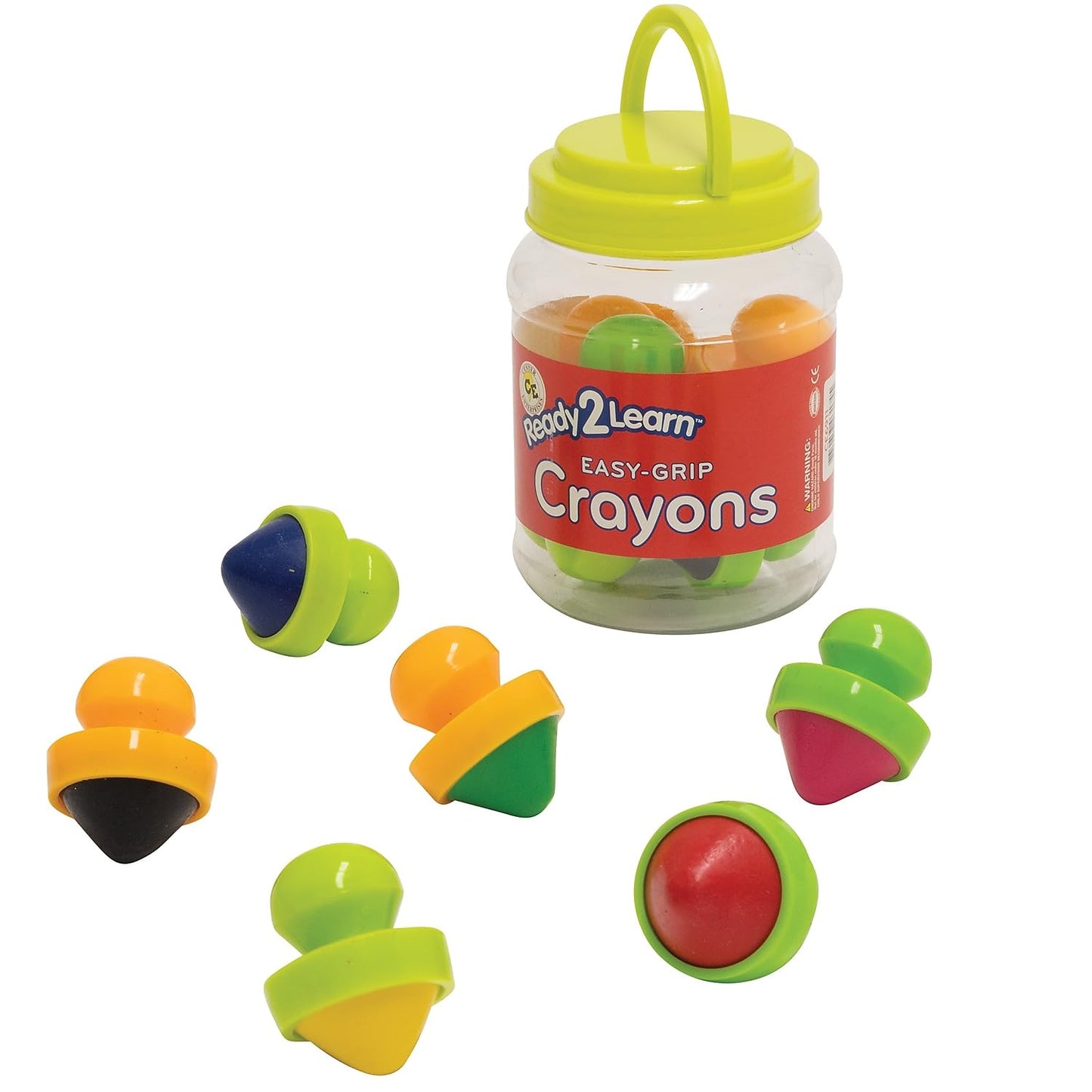 Center Enterprises CE-6911-2 Ready 2 Learn Easy Grip Crayons - Set of 2