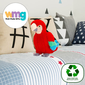100% Recycled Plush Eco Toys (Parrot)