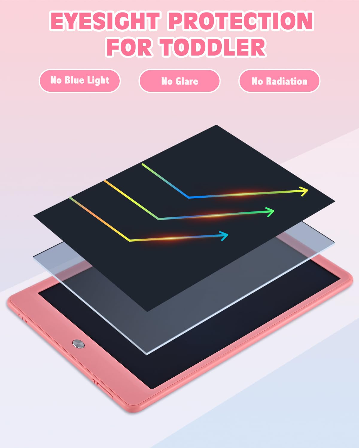 Lcd Writing Tablet For Kids, 10 Inch Doodle Board Electronic Drawing Tablet Drawing Pad, Learning Toys Christmas Birthday Gifts