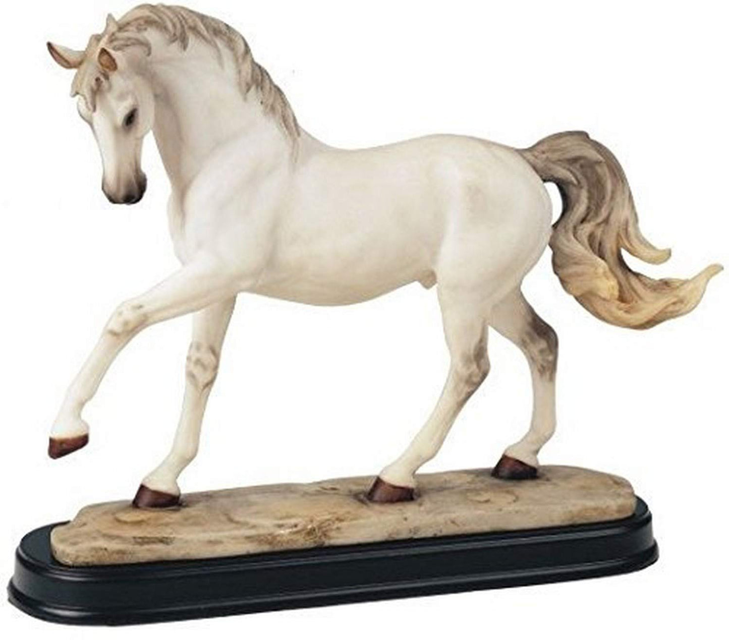 Stealstreet Ss-G-11434 Horses Collection White Horse Figurine Decoration Decor Collectible