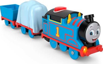 Thomas & Friends Motorized Toy Train Talking Thomas Engine With Sounds & Phrases Plus Cargo For Preschool Kids Ages 3+ Years